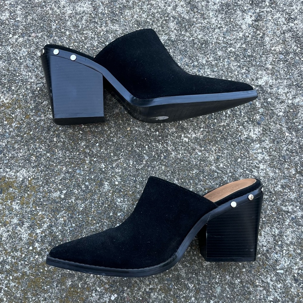 Zara Elegant Black Women's Mules